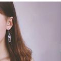 Mineral Water Bottle Fun Long Earrings. 