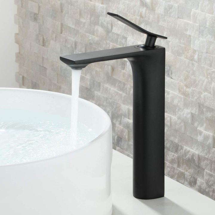Alkhaleej%20Single%20Handle%20Single%20Hole%20Bathroom%20Washbasin%20Sink%20Faucet%20Washroom%20Basin%20Tall%20Mixer%20Tap,%20Painting%20Black%20-%20Image%203