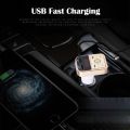 Bluetooth-compatible FM Tran_s_mitter Hands Free Car Kit Car Styling MP3 Music Player TF Flash Music 5V 2.1A USB Charger 12V-24V. 