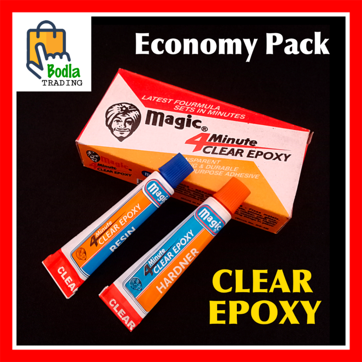 Magic 4 Minute Clear Epoxy Economy Pack