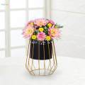 Metal Planter Stand Flower Pot Holder Flower Vase Stand Decorative Modern Flowerpot Holder Flower Holder for Living Room Table Decor. 