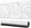 Topographic Mousepad XXL | Topographic Deskpad | Full Size Mousepad | 900x400x3mm |. 