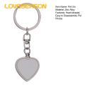 Loveseason Pet Picture Keychain Detachable Heart Shaped Pet Dog Cat Picture Keychain Urn. 