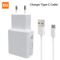 Xiaomi Original 18W Fast Charger Adapter 9V 2A QC 3.0 Micro USB Type C Cable Adapter For Mi 8 9 se 9 T pro 10 lite A3 MAX. 