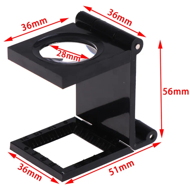 10X%2028mm%20Folding%20Magnifier%20Stand%20Loupe%20with%20Scale%20for%20Textile%20Optical%20Glass%20Tool%20-%20Image%202