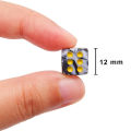 12mm Dice 6 Sided D6 Game Dice 100/50/30/10Pcs Random Colors Two Tone Round Corner Dices Teaching Math PRG Board Game. 