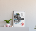 BUY LAND ON MOON FOR YOUR LOVED ONCE CERTIFICATE CARD LUNAR DEED MOON DEED MOON GIFT. 
