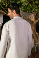 Shahid Afridi Classic White Shalwar Kameez. 
