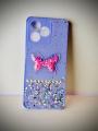 Realme C51 \ C53 Girls Back Cover - Girls Back Cover - Fancy Flower Butterfly Covers - Realme C51 \ C53 Back Cover. 