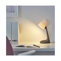 IKEA Table / Work lamp, dark grey/white. 