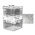 Double-layer Transparent Fish Breeding Tank Versatile Aquarium Isolation Box. 