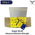 ELEEVA Super Glue (10pcs in 1 Box – 50gm) | Advance Adhesive Strength Instant Grip Technology | Super Glue Price in Pakistan | Best Industrial Super Glue in Pakistan | Eleeva Super Glue – Fast-Drying Adhesive for Metal, Plastic & Wood – Pakistan. 