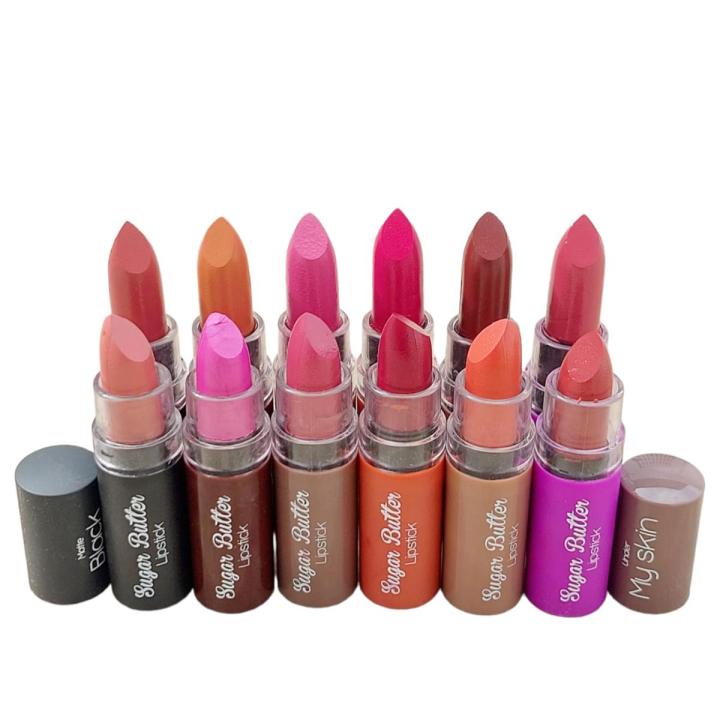 Pack Of 6 Sugar Butter Matte Lipsticks Pack