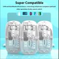 Wireless Gaming Mouse 2.4G Bluetooth Rechargeable Transparent Mouse For PC Computer Gamer For Laptop RGB Silence Ergonomic Mouse. 