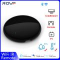 ROVF - WiFi IR Universal Remote Control - with Temperature and humidity - monitoring for Air Conditioner TV Smart Home - Work for Tuya Alexa/Google Home/Tmall Genie. 