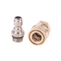 Pressure Washer Coupling For Garden Joints Replacement Parts 1/4 Quick Connector High Pressure Cleaning Machine Connector DXSEE. 