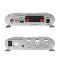 Car Channel Amplifiers Lvpin LP-838 Hi-Fi 2.1 Stereo Subwoofer Audio Bass Speaker Booster Connect With DVD Player Phone for Car. 