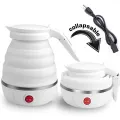 Fast Water Boiling 600 ml Portable Kettle Travel Kettle Foods Boils Quickly Silicone Small Collapsible Foldable Electric Sports Bottles Home appliances. 