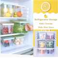 Buy Hot SALE Kitchen Food Storage Box, Fridge Storage Container with Lid and Handle, Plastic Clear Square Storage Box (Pack of 1) By New Royal Kitchen Traders. 