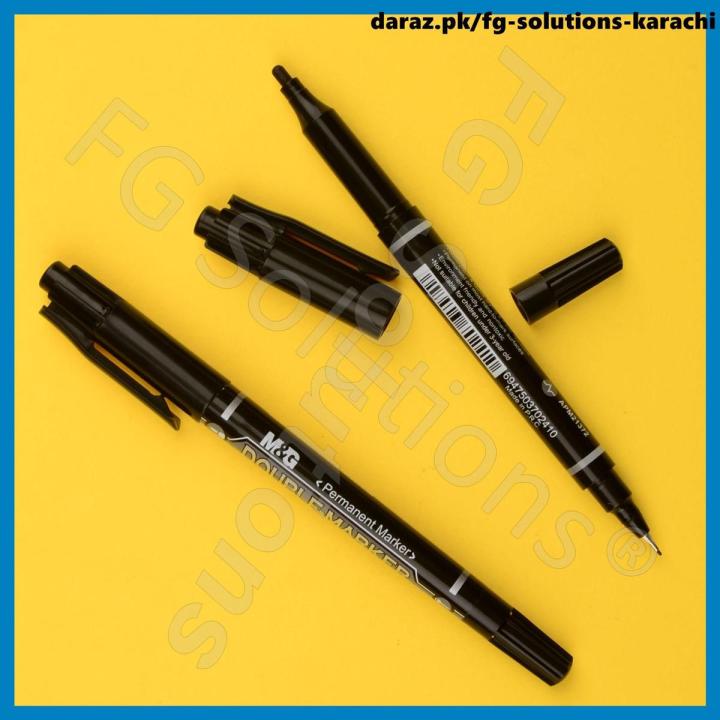 Double Side / Tip Permanent Marker 0.8mm & 2.8mm
