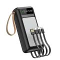 Sovo 20000 Mah Power bank 16 Led Lights 4 Built-in cables 3 Usb ports charging Fast charging And Durable. 