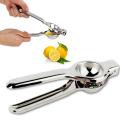 Stainless Steel Manual Press Lemon Squeezer Lime Premium Quality, Heavy Duty, Kitchen Tools, Lemon Juice Extractor Latest Model for New Generation Demand Orange Citrus Hand Press Juicer (Silver). 