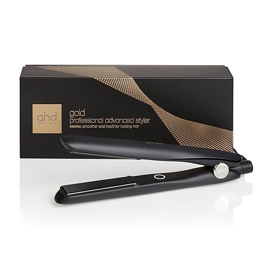 g h d  G o l d Professional Hair Straightener for Straightening, Curling and Creating Waves, Optimal Styling Temperature