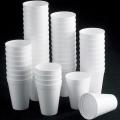 Pack of 50 Disposable Thermocol Glass Pack Of 50 | Pack of 50 Disposable paper glass/Cup  (6 oz). 