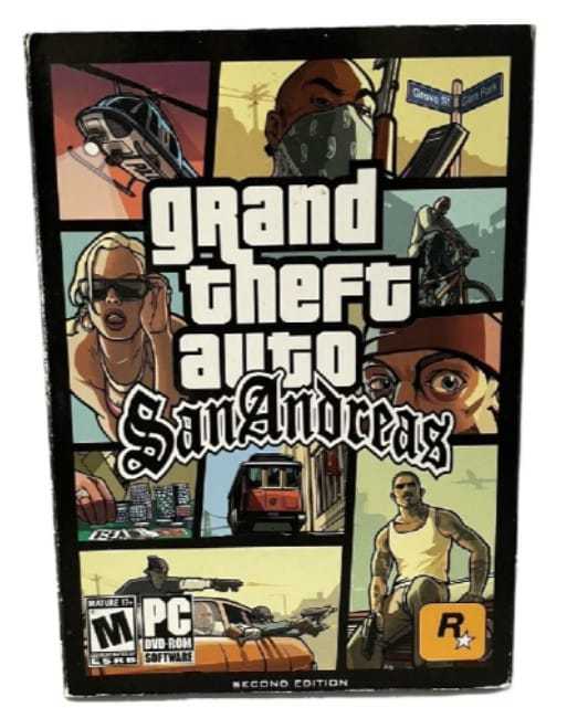 GTA San Andreas PC DVD