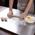Cutting Board Extra Large Stainless Steel, Heavy Duty Cutting Pastry Board for Meat Vegetables Bread in Kitchen, Hotel and Restaurants. 