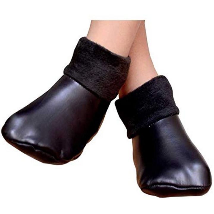 Halal Cow Leather Socks Mozay For Men's Women's Hajj & Umrah Slipper With Zip and Button.