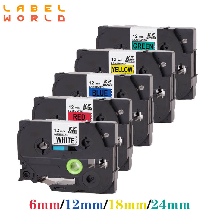 231 tz printer TZ-ZE label printing OUCH Tm multi-color ribbon/18mm/m/12mm6mm/9m24mm*8 label tape compatible with Brother P-Te231 221 1 pack AShines