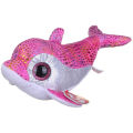 15cm Ty Beanie Pink Series Big Eyes Unicorn Flamingo Kitty Owl Plush Toy Cute Animal Doll Kids Toys Christmas Gifts for Children. 