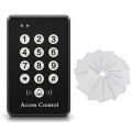 125kHz RFID access control keypad reader, proximity RFID door lock, security RFID entry system, 500 user RFID controller, keypad access control device, RFID proximity reader for door, access control keyboard, door security RFID system, durable RFID access. 