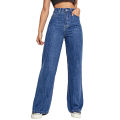 Women Blue High Waist Slant Pocket High Waist Jeans for Girls | EXPORT QUALITY | Factory Outlet. 