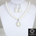 Kaytlins Full Pearls Jewellery Set For Girls & Women - Necklace Set With Earrings - Perfect For Gift For Girls Friend Jewelry Set. 