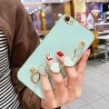 COROGI for Vivo Y66 Back Cover with Love Heart Bracelet Luxury 6D Plating Frame Shiny Chain Cases Soft Silicone Square Protective Mobile Phone Case for Girls Boy. 
