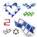 CREATIVE CHANGEABLE RUBIK’S SNAKE MAGIC CUBE PUZZLE TOY. 