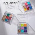 Sparkling Glitter Eyeshadow Palette Waterproof Big Sequins Shimmer Eyeshadow Gel Shiny Metallic Eyes Pigments Festival Makeup. 