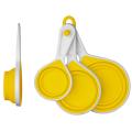 Zing Yellow Silicon Measuring Cups - Set of 4 - Premier Home - SKU 0807017. 