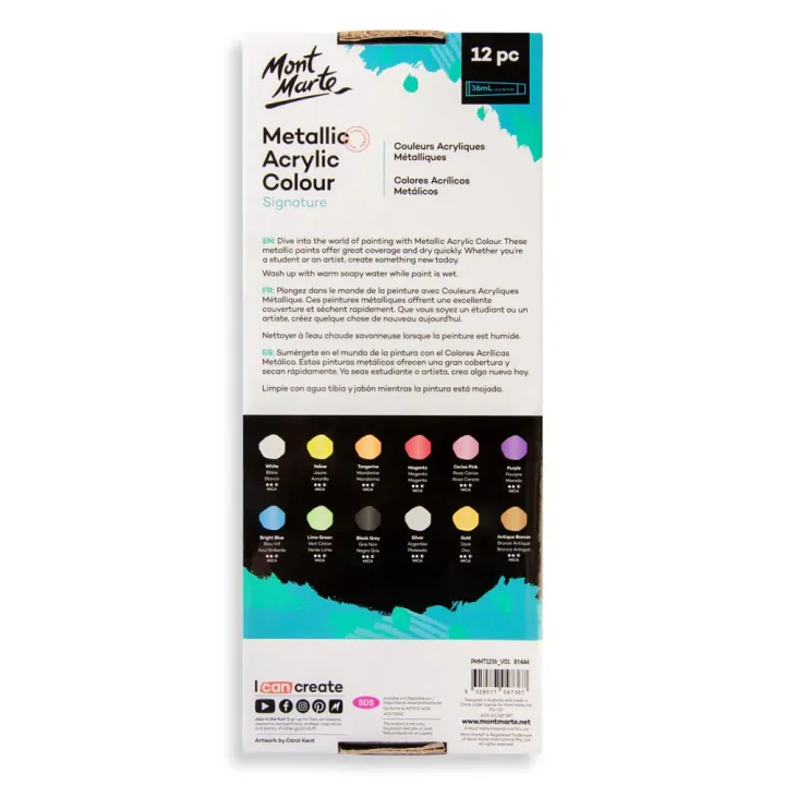 Mont%20Marte%20Metallic%20Acrylic%20Colour%20Metallic%20Paint%20Set%20Signature%2012pc%20x%2036ml%20-%20Image%203