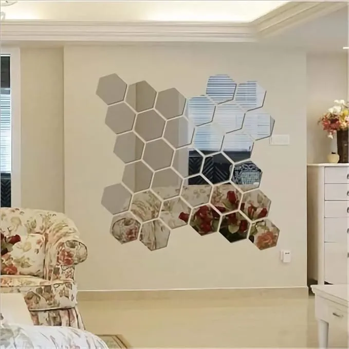 3D%20Mirror%20Wall%20Stickers%20Hexagon%20Shape%2080MM%20Size%20Self%20Adhesive%20Decorative%20Decals%20-%20Image%205