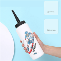 2X 1000ML Ice Hockey Water Bottle Portable High Capacity Football Lacrosse Bottle Classic Design Sports Bottle B. 