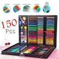 Colouring Kit, 150 Pcs Colour Box Set, Kids Colouring Kit, Multifunctional Colour Box,colour kit for kids,colours for kids. 