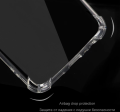Huawei Honor 9S Airbag Case Anti Shock and Anti-Scratch Resistant Clear View Transparent Silicone Back Cover. 