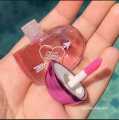 Trendy Korean Heart Lip Gloss Cute Lip Gloss Cosmetic Matte Lip Plumper l Lip Gloss Non Sticker. 