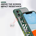 UCUC for OPPO F19 A74 Back Cover Trendy Stickers Side Printed Pattern Design Phone Cover Frosted Transparent Hard Phone Case. 
