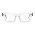 Original White Transparent Glasses For Girls - Square Shape Glasses For Boys - Lightweight Fashion Glasses For Men. 
