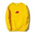 Anime Akatsuki Cloud Symbols Print Men Hoodies Sweatshirt  Streetwear Casual Crewneck Pullover Men Women Oversized Sweatshirt. 
