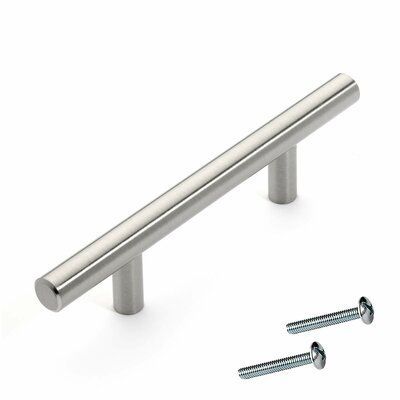 Cabinet Handle 1 piece Stainless Steel Rod Handle color Silver Pipe Dasti for Drawer